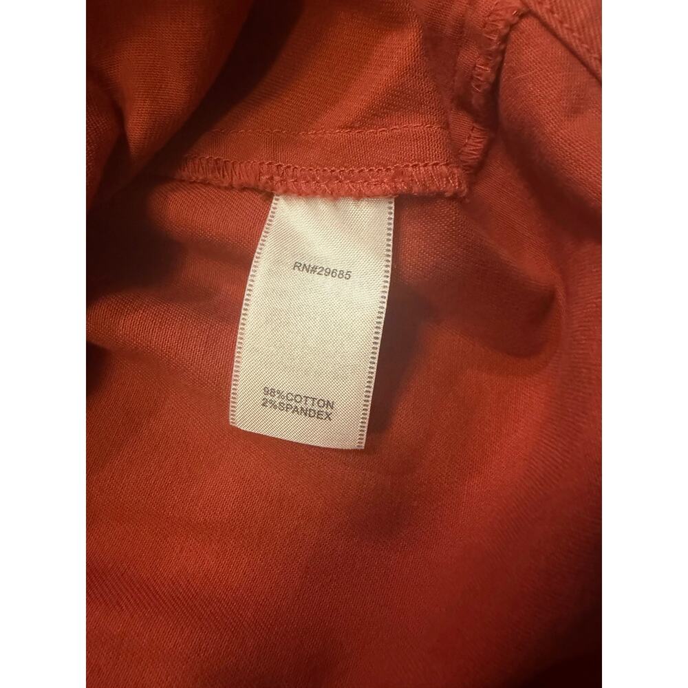 Women’s Pendleton Collarless Rust Colored Denim J… - image 3